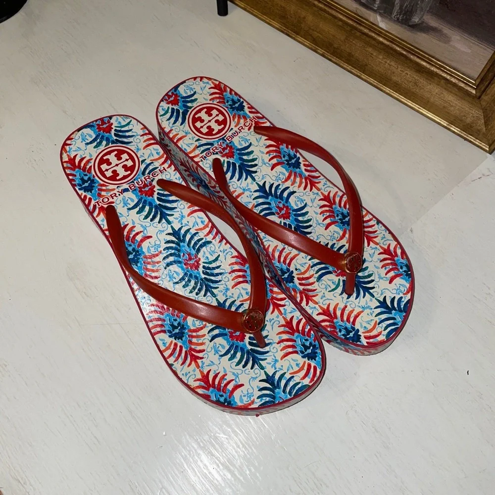 Tory Burch platform, Flipflops Sandals Sizev 7.5 ~8 Women